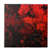 Carreau Marbre rouge, noir et gris Abstrait (Devant)
