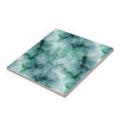 Carreau Marbre - Texture semblable en vert menthe clair (Côté)