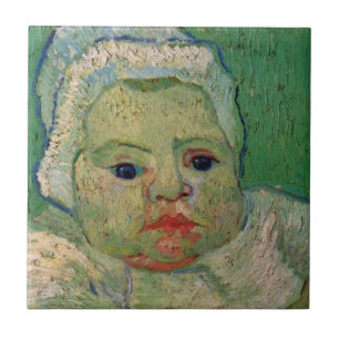 Carreau Marcelle Roulin bébé par Vincent van Gogh