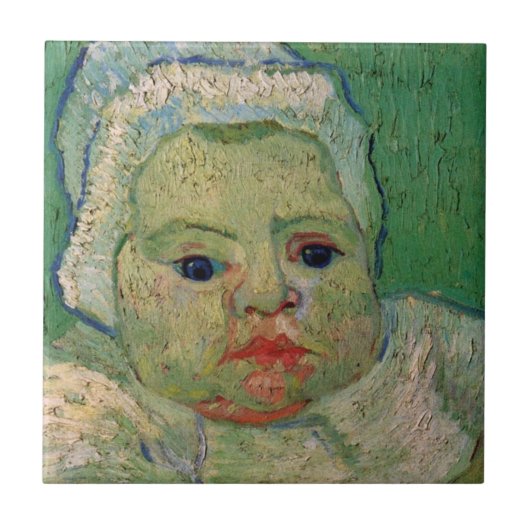 Carreau Marcelle Roulin bébé par Vincent van Gogh (Devant)