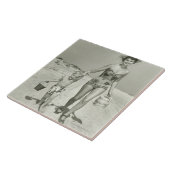 Carreau Marche de mère et de fils (Côté)