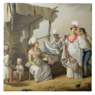 Carreau Marché de toile, Roseau, Dominique, c.1780