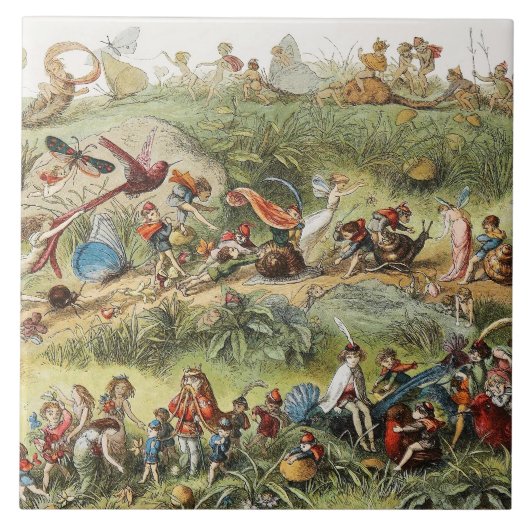 Carreau Marche triomphale du roi des elfes, fées, gobelins (Devant)