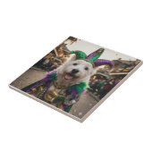 Carreau Mardi Gras Dog Jester Costume (Côté)