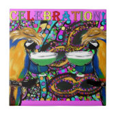 Carreau Mardi Gras Parrots (Devant)