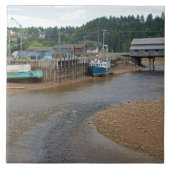Carreau Marée basse dans la baie de Fundy à St. Martins, N (Devant)