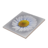 Carreau marguerite blanche brillante (Côté)