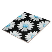 Carreau Marguerites à points bleus (Côté)