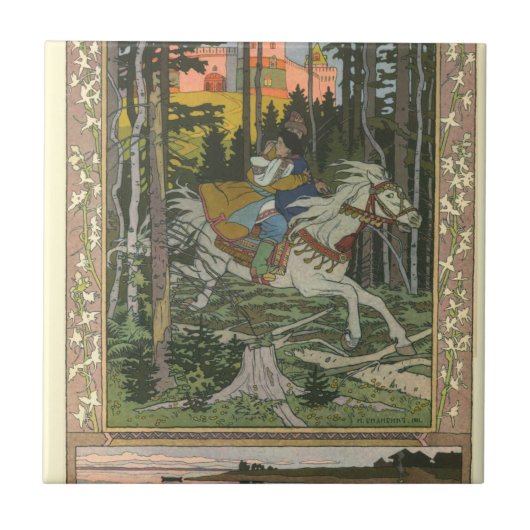 Carreau Maria Morevna By Ivan Bilibin (Devant)