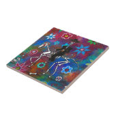 CARREAU MARIACHI RIDER DIA DE LOS MUERTOS DE CHEVAL (Côté)