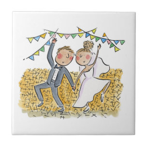 Carreau Mariage campagnard
