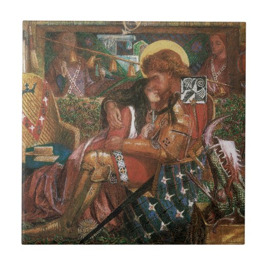 Carreau Mariage de St George, Princesse Sabra par Rossetti (Devant)