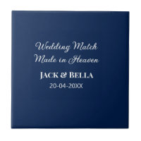 Mariage Match fait au ciel mariage faveurs bleu