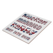 Carreau Mariage royal Meghan Markle Prince Harry (Côté)