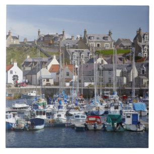 Carreau Marina, Findochty, Moray, Écosse, Uni