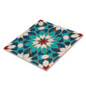 Carreau Marine Bleu Turquoise Blanc Marbre Rouge Marbre Ma (Côté)