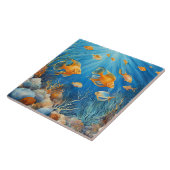 Carreau Marine Life with Exotic Fish (Côté)