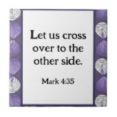 Carreau Mark 4:35 Feuilles de tête de poisson Lilac (Devant)