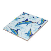 Carreau Marlin Bleu Jaillissant de l'Océan (Côté)