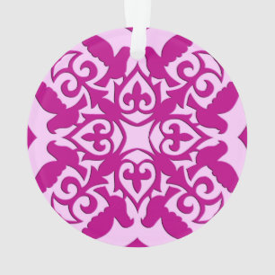 Carreau marocain - magenta et rose
