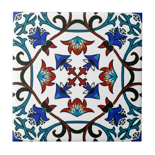 Carreau marocain, mosaïque, turc, (Devant)