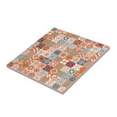 Carreau marocain orange (Côté)