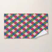 Carreau marocain rose (petite échelle) (Serviette à main)