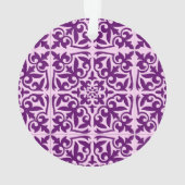 Carreau marocain - violet et orchidée (dos)