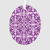 Carreau marocain - violet et orchidée (devant)