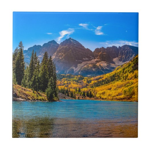 Carreau Maroon Bells à Aspen, Colorado (Devant)