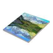 Carreau Maroon Bells se reflétant dans le lac Maroon (Côté)