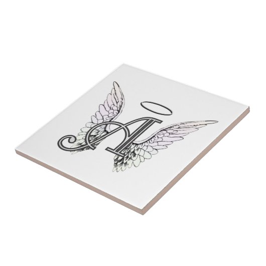 Carreau Marquez avec des lettres un monogramme initial (Côté)