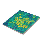 Carreau Marsh Marigold Fleurs sauvages d'été peinture flor (Côté)