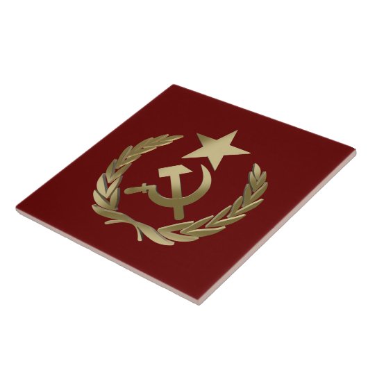 Carreau Marteau et faucille (Côté)