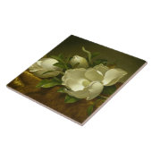 Carreau Martin Johnson Heade - Magnolias sur Gold Velvet (Côté)