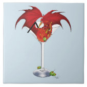 Carreau Martini Imaginaire Red Dragon (Devant)