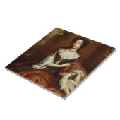 Carreau Mary de Modène (1658-1718), c.1685 (huile sur la (Côté)