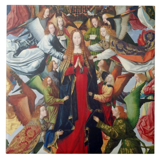 Carreau Mary, reine du ciel, C. 1485 - 1500 (Devant)