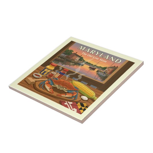 Carreau Maryland vintage (Côté)