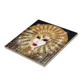 Carreau Mask de la Fête du Venice Carnival (Côté)