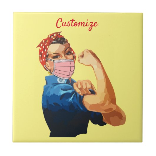 Carreau Masque d'autonomisation féminine Thunder_Cove  (Devant)