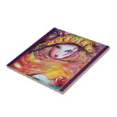 Carreau MASQUE EN JAUNE / Balle mascarade vénitienne, viol (Côté)