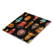 Carreau Masque tribal africain (Côté)