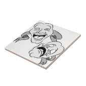 Carreau Masques de tragédie de comédie (Côté)