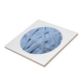 Carreau Matière en coton bleu Texture (Côté)