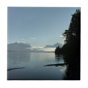Carreau Matin au lac McDonald dans le parc national de Gla
