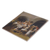 Carreau Matin de Noël (par Ferdinand Georg Waldmüller) (Côté)