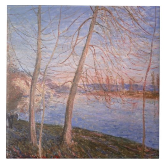 Carreau Matin d'hiver d'Alfred Sisley | (Devant)