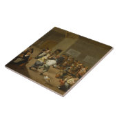 Carreau Mattheus van Helmont - Amusement à l'Inn (Côté)