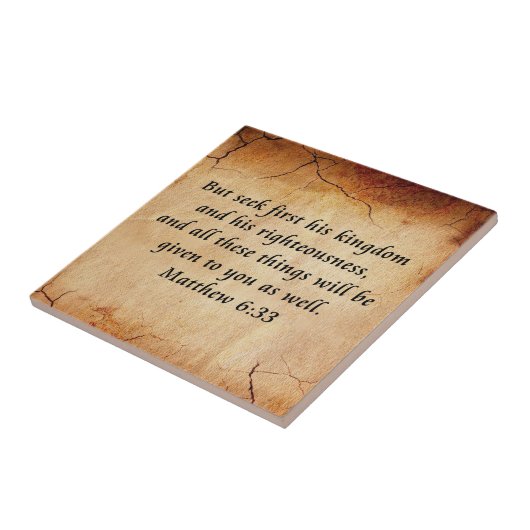 Carreau Matthew 6:33 Bible (Côté)